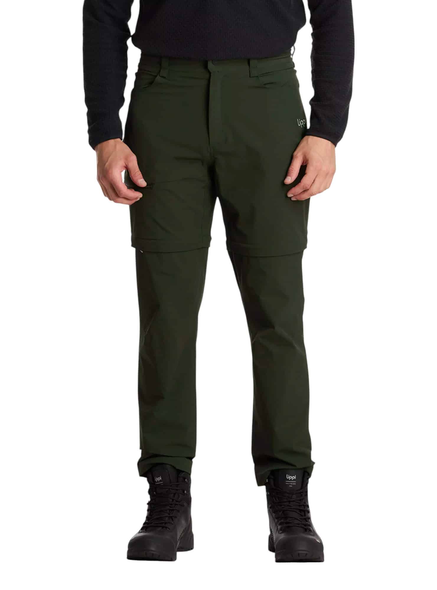 Pantalon Hombre Lennox Q-dry Mix-2 Pants Verde Militar Lippi