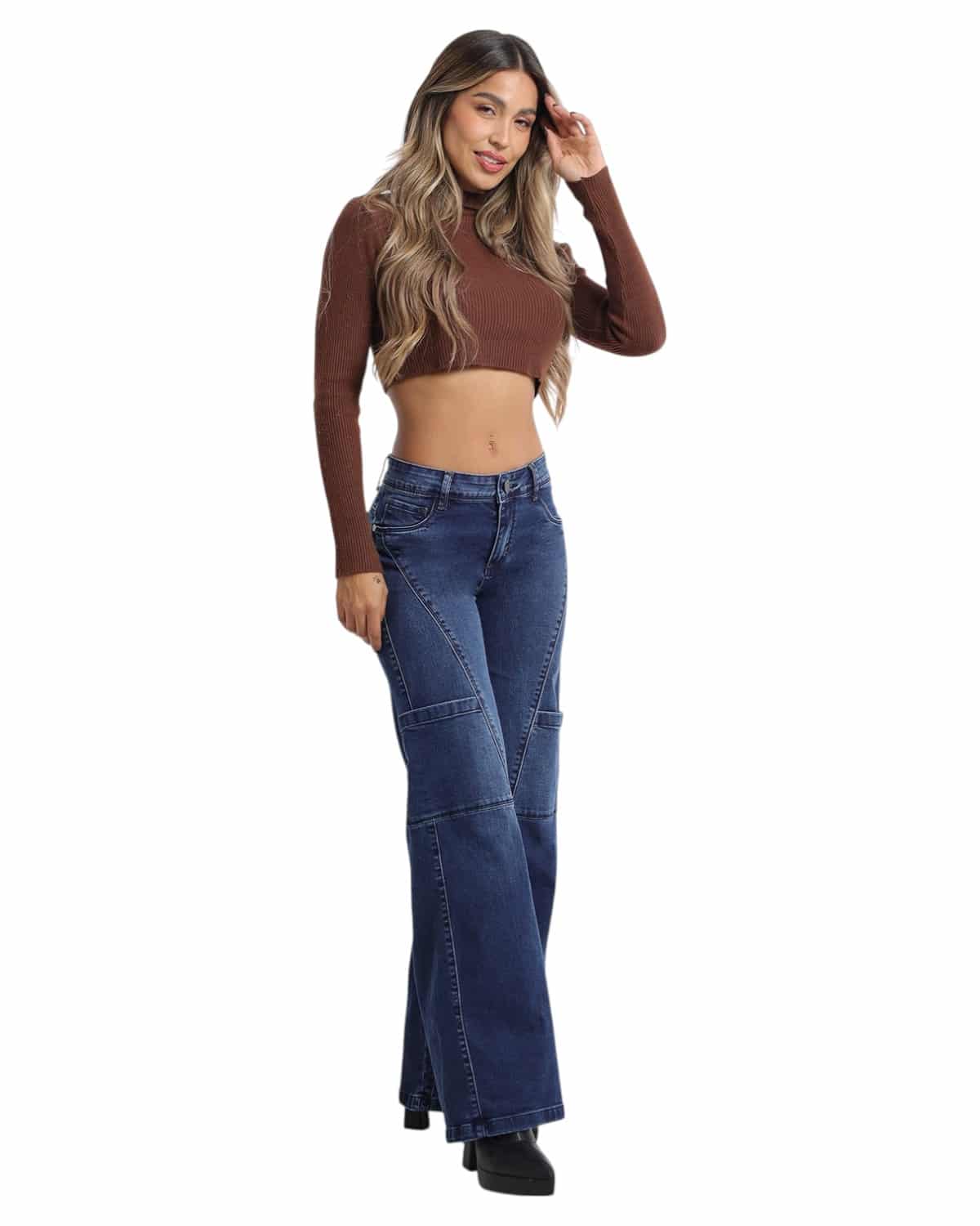 JEANS BALI BLUE WIDE LEG DIVINE