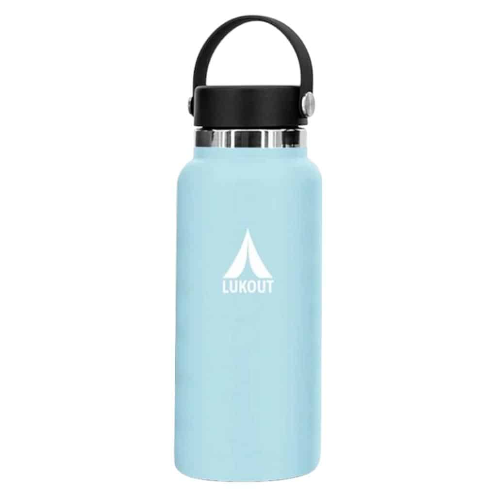 BOTELLA CON TAPA SIN BOMBILLA 946 ML CELESTE LUKOUT
