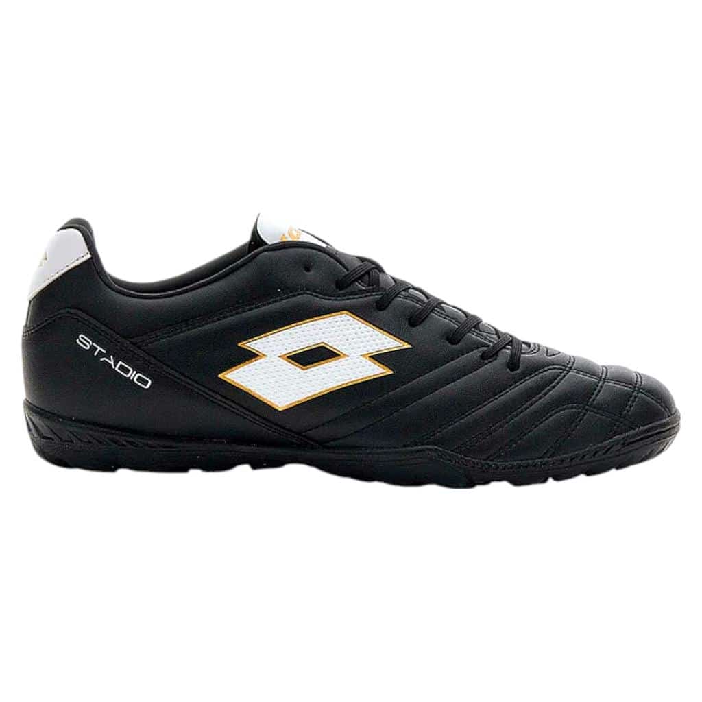 Zapato Baby Futbol Hombre Lotto – Stadio TF Negro Blanco