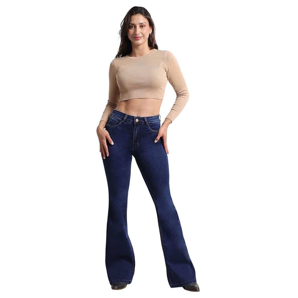 JEANS FERRARI FLARE BLUE DIVINE
