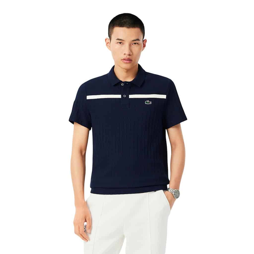 POLERA HOMBRE SPORT CUELLO PIQUE LACOSTE