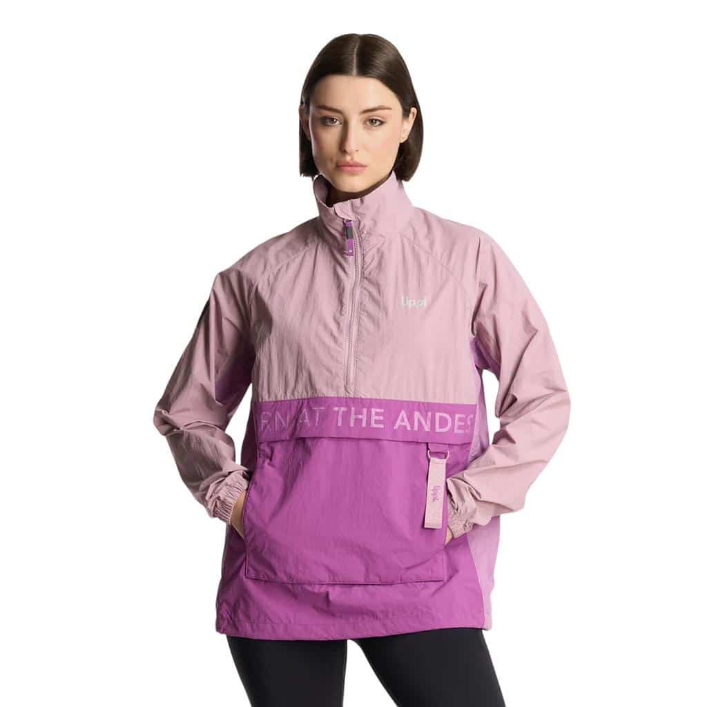 Cortaviento W WindCity WindBreaker 1/4 Zip Jacket Lila Lippi