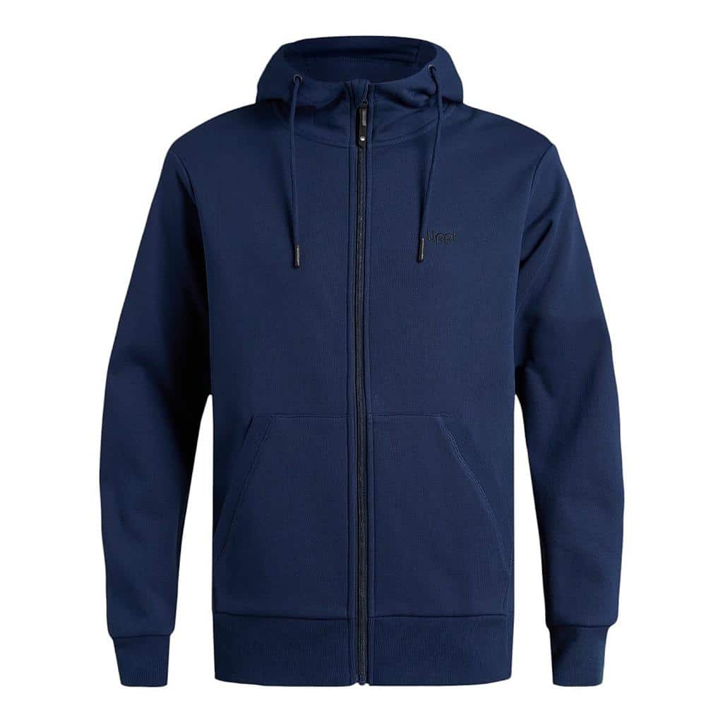 Poleron Hombre Ulmo Full Zip Azul Marino Lippi