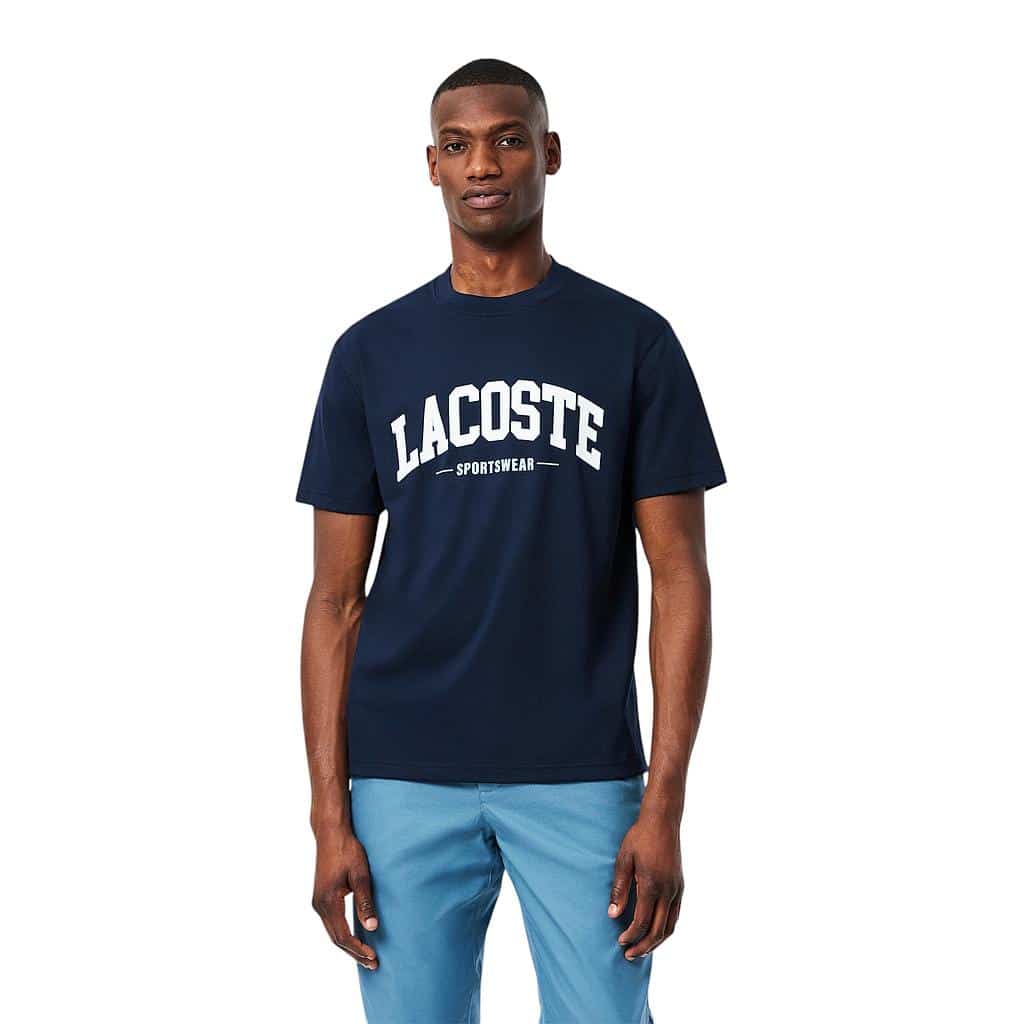 POLERA HOMBRE TH126523166 AZUL LACOSTE