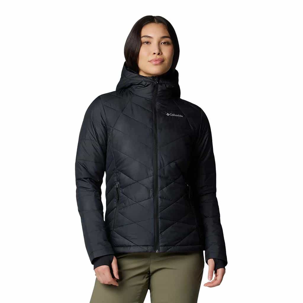 PARKA MUJER HEAVENLY NEGRO COLUMBIA