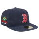 Gorro 59Fifty Boston Red Sox MLB Side Flag Navy