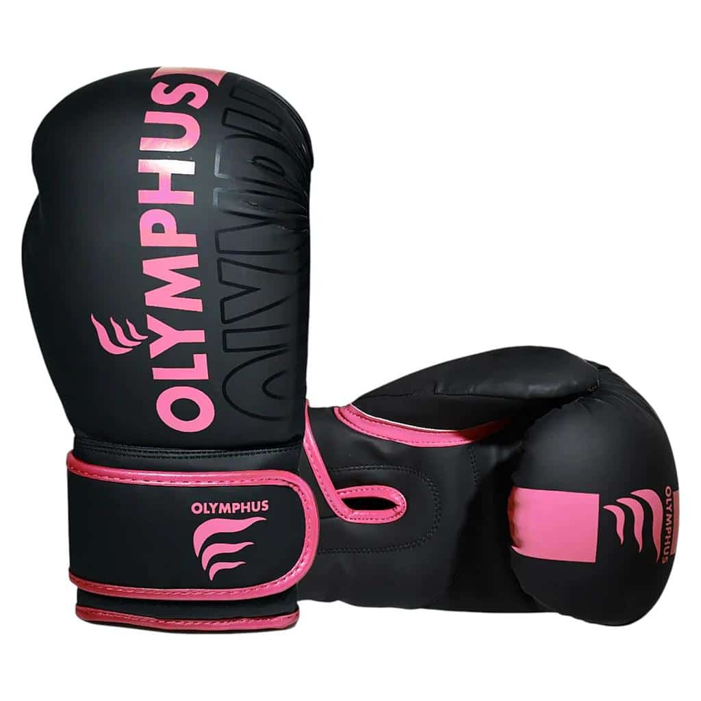GUANTE BOX NEW DIAMOND NEGRO/ROSADO 16 OZ