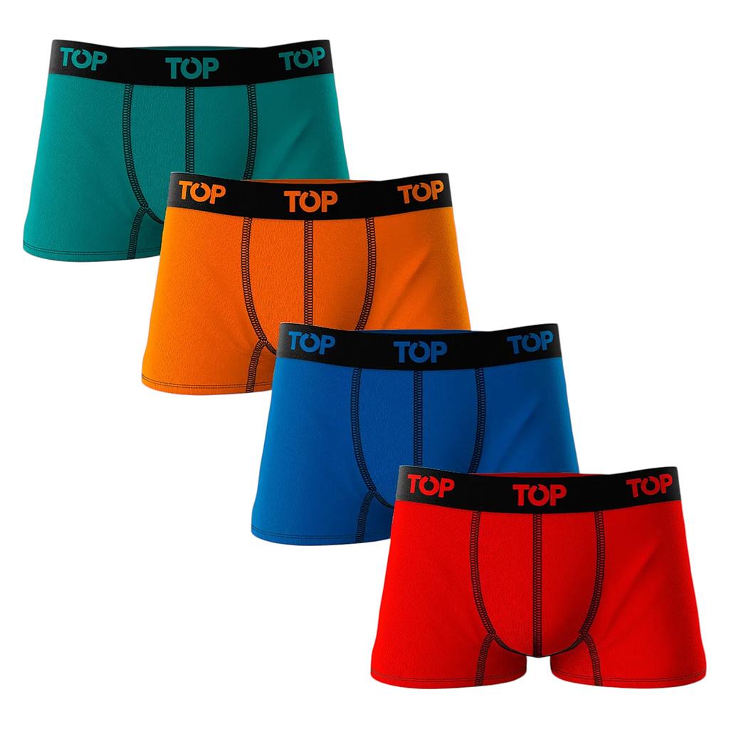 PACK 4 BOXER TRUNK ALGODON 205 P-4 C11 TOP