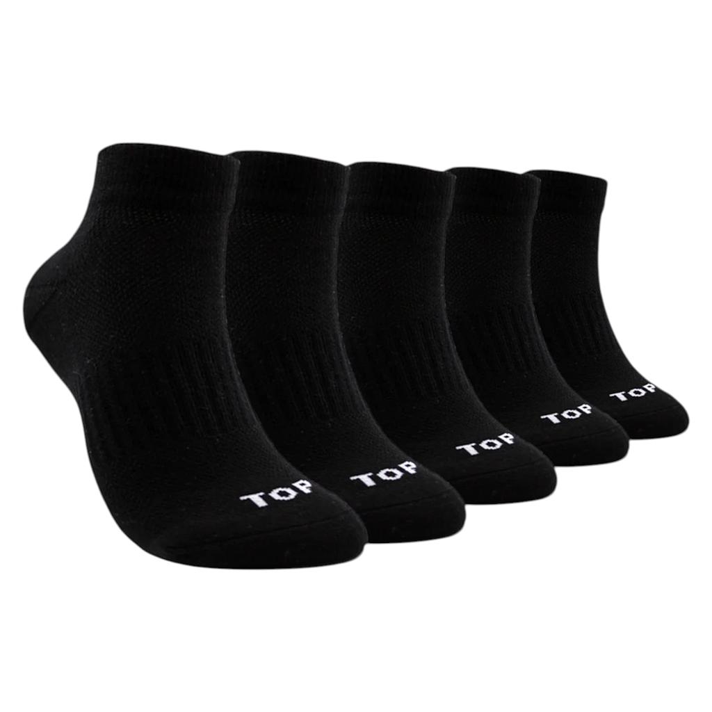 Calcetines Deportivos Tobilleros Negros Pack 5 C2